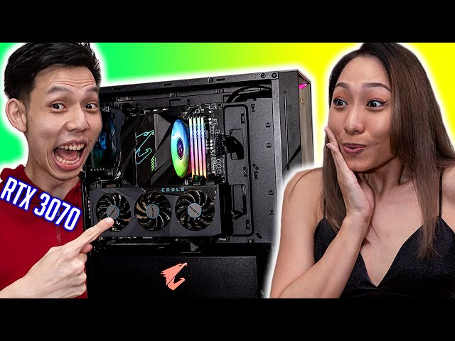 Surprising my GF with a NEW AORUS PC powered by GeForce RTX™ 3070