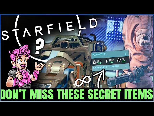 Starfield - 10 INSANE SECRET Items You NEED - Don't Miss Best Gear Trick - Location Guide!