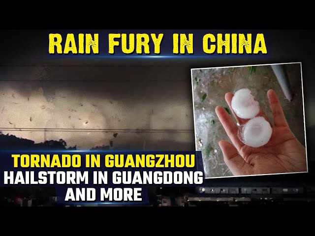 China Rains: Tornado hits flood-hit city of Guangzhou | Hailstorm in Guangdong | Watch | Oneindia