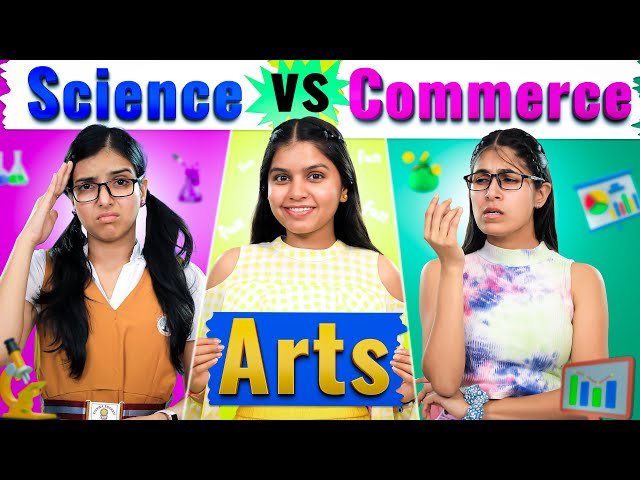 Arts Vs Science Vs Commerce | Topper vs Failure  | School Students Life | Anaysa