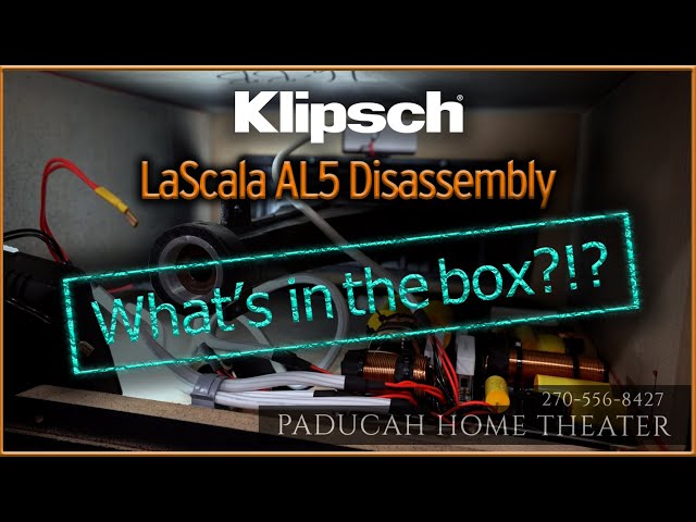 What's in the box!?!?!?! - Klipsch LaScala AL5 Disassembly