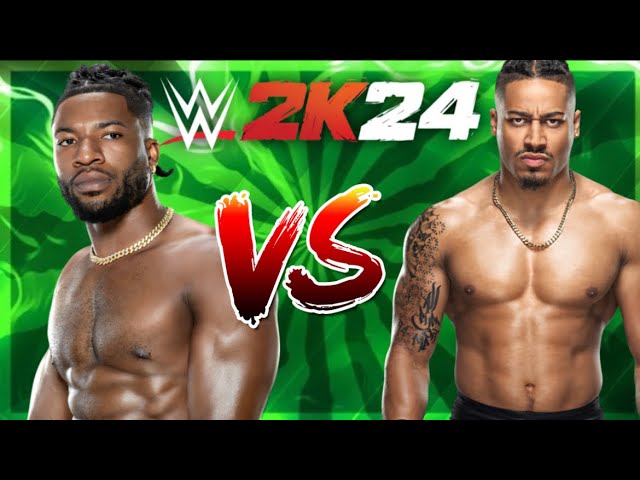Trick Willams vs Carmelo Hayes Singles Match WWE2K24