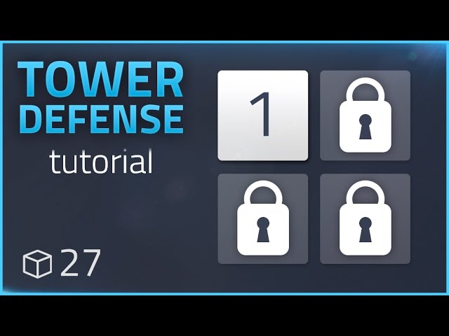 How to make a Tower Defense Game (E27 UNLOCK LEVELS) - Unity Tutorial
