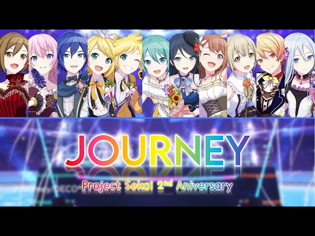 Project SEKAI's 2nd Anniversary Song - Journey (歌詞) Color Coded Lyrics | プロセカ