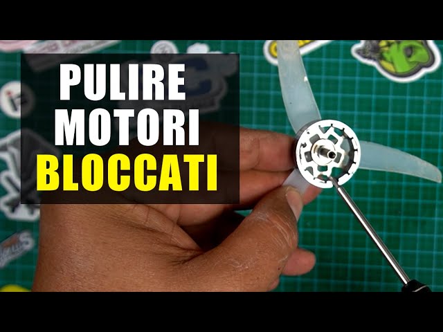 COME PULIRE MOTORI BLOCCATI  DA FERRO E TERRA // TUTORIAL DRONE FPV