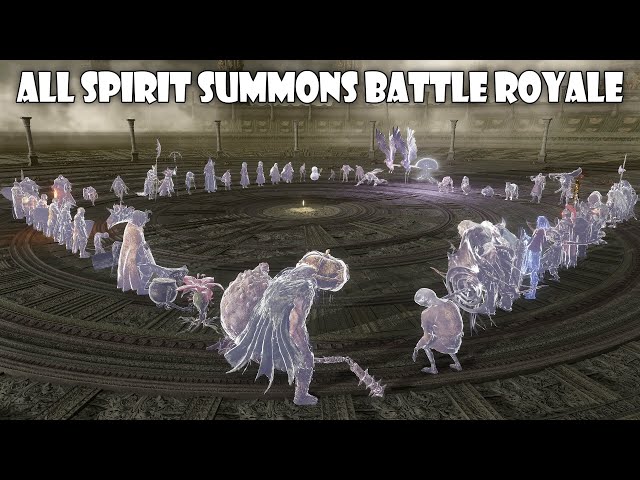 The DEFINITIVE Battle Royale of ALL Spirit Ash Summons - Elden Ring