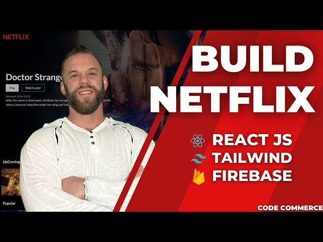 🔥 Build NETFLIX With React JS - Tailwind CSS - FIREBASE - Front-End Web Developer Project