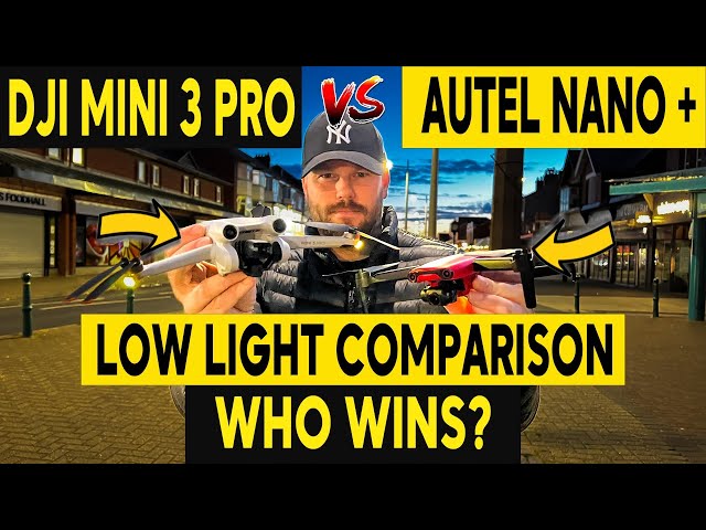 DJI Mini 3 Pro VS Autel Nano+ LOW LIGHT COMPARISON