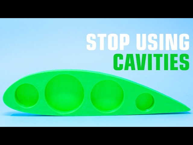 Cavities Don't Help: Design for Mass Production 3D Printing