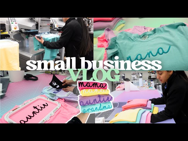 Small Business Vlog ✨ a Saturday running my etsy shop making Mother's Day Gifts