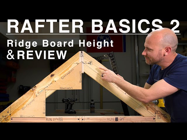 How to Calculate the Height of a Ridge Board