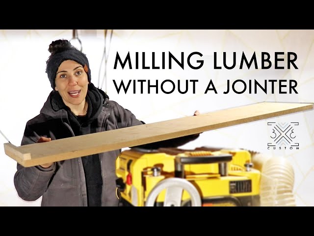 Milling Rough Lumber Without a Jointer Using a Few Simple Jigs