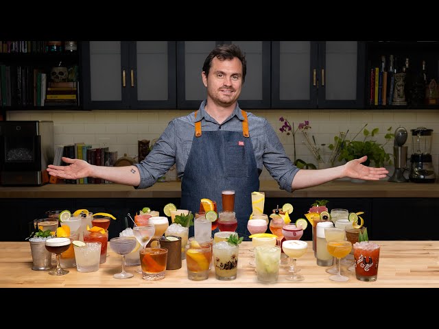 50 Cocktails you NEED to know! (How to be a better Bartender)