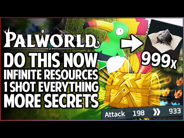 Palworld - New MOST POWERFUL Secrets Found - INFINITE Flying & Gold Exploit - 17 Game Changing Tips!