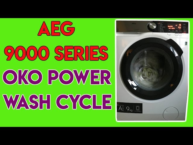 AEG 9000 Series OKO Power Wash Cycle 2018