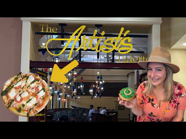 NEW Menu at The Artist's Palette | Disney's Saratoga Springs Resort | Best Pizza in Disney World?