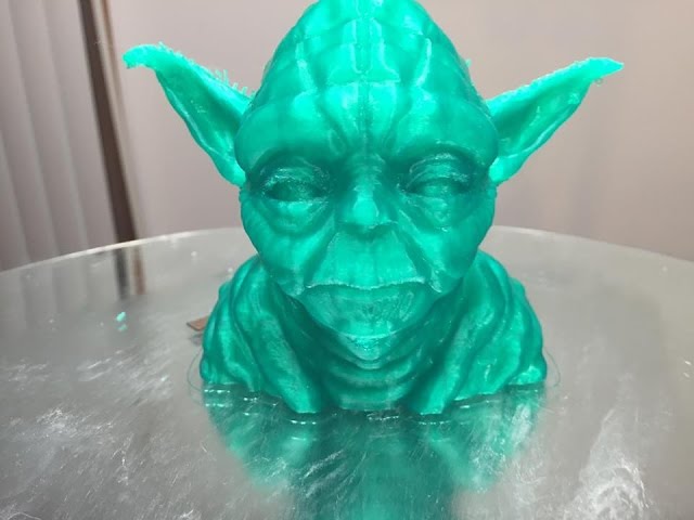 Yoda 3D Print Time-Lapse