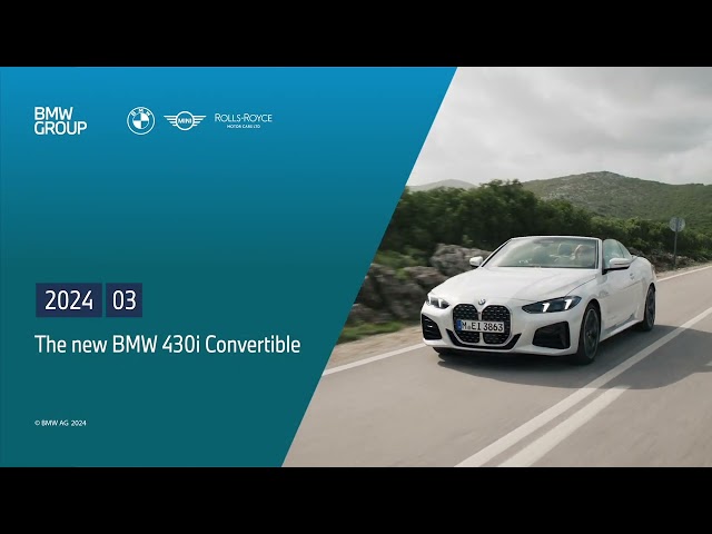 BMW 430i Convertible (G23 Facelift) - Driving shots & Interior (Footage)