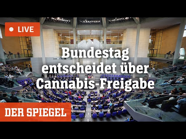 Livestream: Bundestag entscheidet über Cannabis-Freigabe | DER SPIEGEL