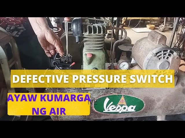 VESPA AIR COMPRESSOR 1/4 HP DEFECTIVE PRESSURE SWITCH