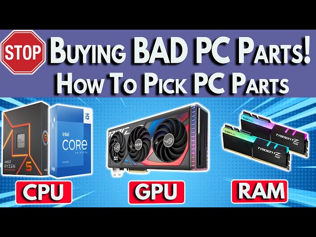 🛑 How to Pick PC Parts 2024 🛑 How To Build a PC 2024