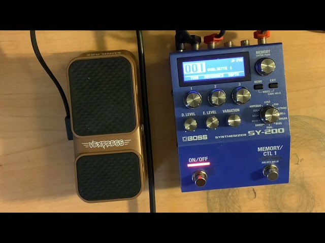 Pt.4 Boss SY-200 Synthesizer Pedal - BELL sounds