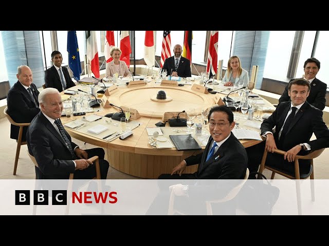 Sanctions on Russia for Ukraine war promised as G7 leaders meet in Japan - BBC News