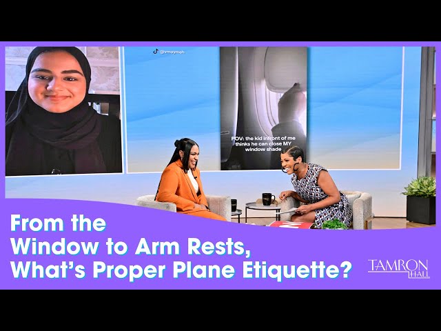 From the Window to the Arm Rest, What’s Proper Plane Etiquette? The #TamFam Weighs In