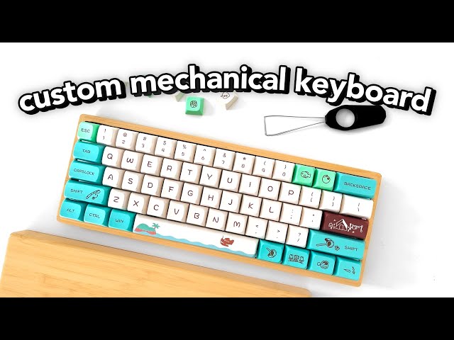 Building a Custom Mechanical Keyboard ⌨️  Aesthetic Animal Crossing Theme