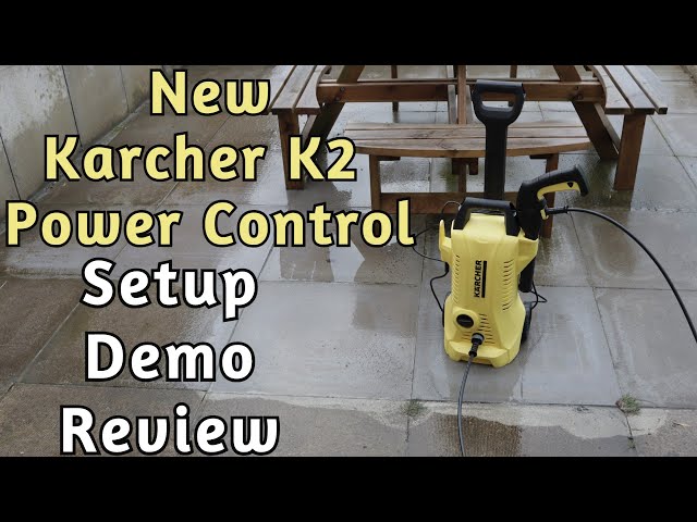 Kärcher K2 Power Control Pressure Washer Setup Review & Demonstration