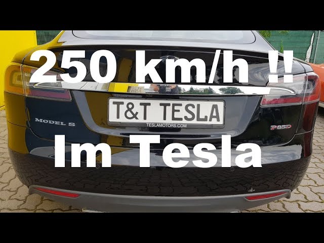 250 km/h im Tesla Model S P85D. Test. Ist das Performance Model S sein Geld Wert ?