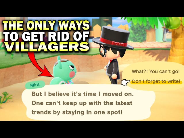 The Best & Only Ways To Get Rid Of Villagers In Animal Crossing New Horizons