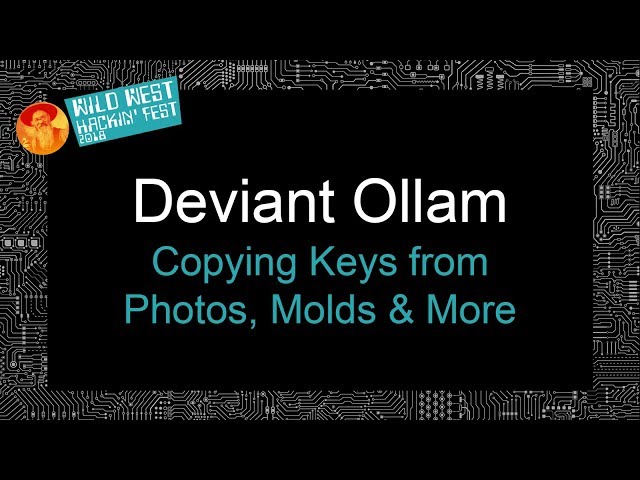 Copying Keys from Photos, Molds & More