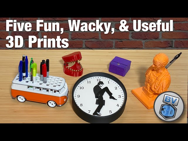 5 of my favorite 3D prints! (wacky, fun, and useful)