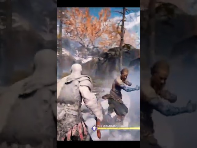 God Of War 2018 Kratos vs The Stranger