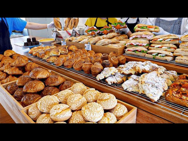 Little France In Korea! How to make crispy pastries - Korean Bakery / 이태원 크루아상 맛집 릴리언