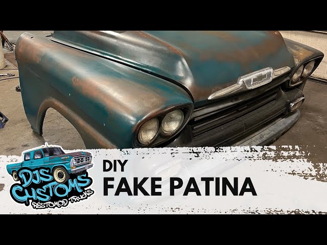 DIY Fake Patina Paint on Restomod Truck DJS Customs