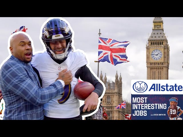 Steve Smith SR. Learns EVERYTHING About Game Day Presentation in London | Most Interesting Jobs