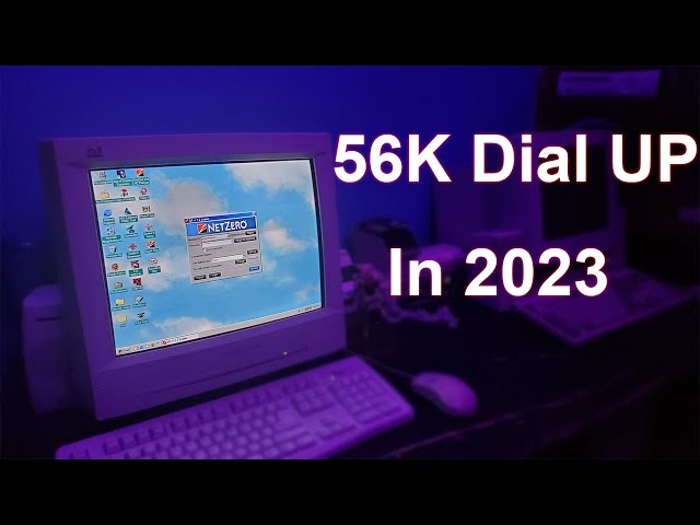 Getting Dial Up Internet in 2023!