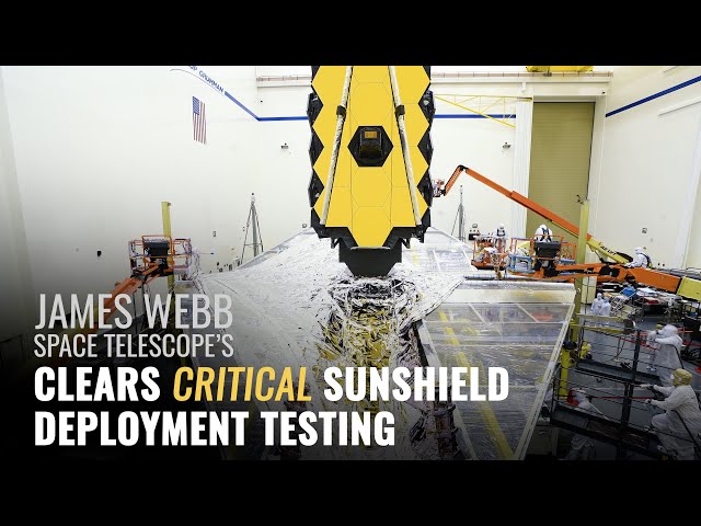 Social Media Shorts: NASA’s James Webb Space Telescope Sunshield, Fully Deployed