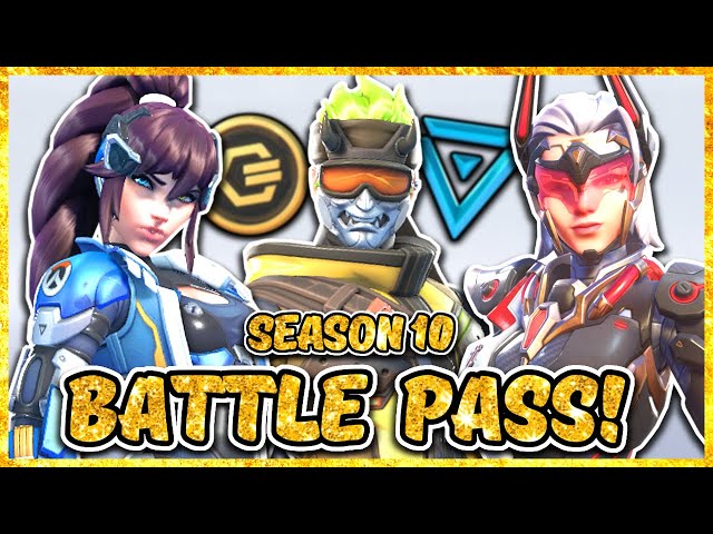 OVERWATCH 2 SEASON 10 BATTLE PASS SKINS AND ITEMS