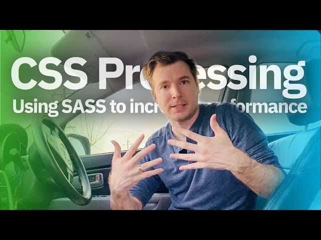 CSS Processing with SASS helped me code faster