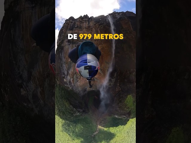 Saltando desde la cascada más alta del mundo 🪂