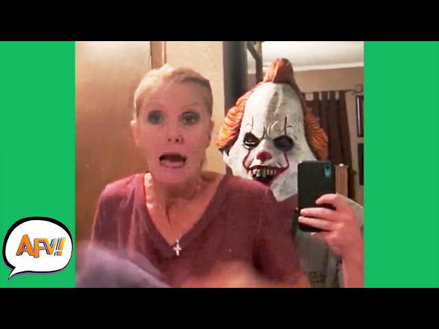 Try Not To SCREAM! (She FAILS) 😱😆 | Funny Pranks and Fails | AFV 2020