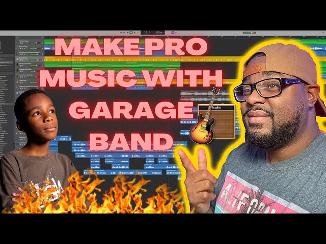CREATING PRO MUSIC IN GARAGE BAND WITH MY SON (LIVE  SESSION)