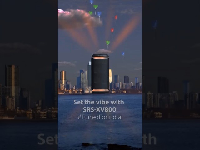 Kickstart this Holi with the electrifying Sony XV800 Party Speaker #TunedForIndia