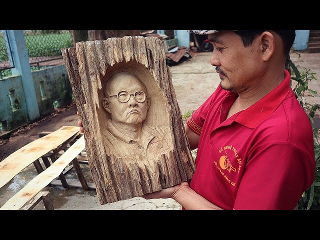 How to carve a Human Face - Great Coach of Vietnamese Football team.