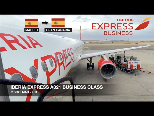 THE LOW-COST YOU DON’T EXPECT! | IBERIA Express A321 BUSINESS CLASS | Madrid ✈ Gran Canaria