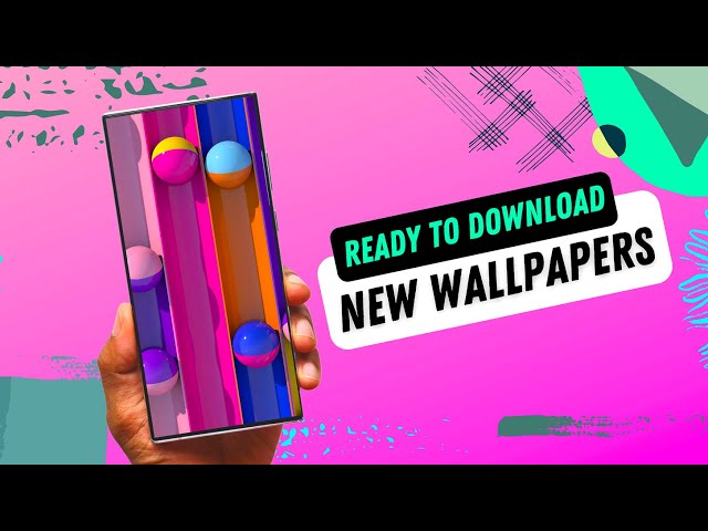 Samsung's Updated New Wallpapers are here - Ready to download !