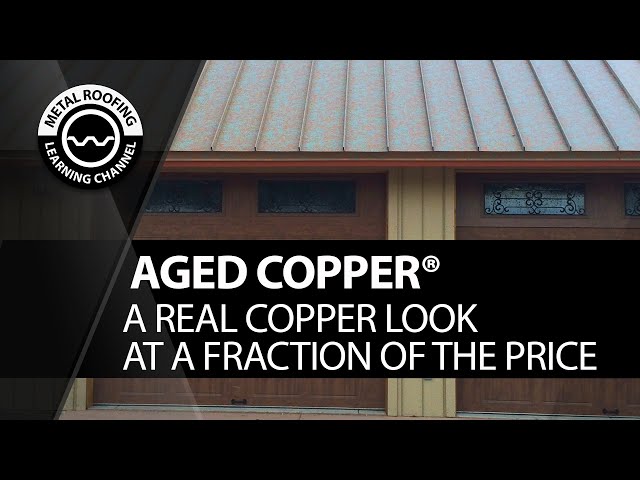 Aged Copper Roofing. The Look Of Copper Without The Cost Of Copper. Roofing, Siding, And Wall Panels